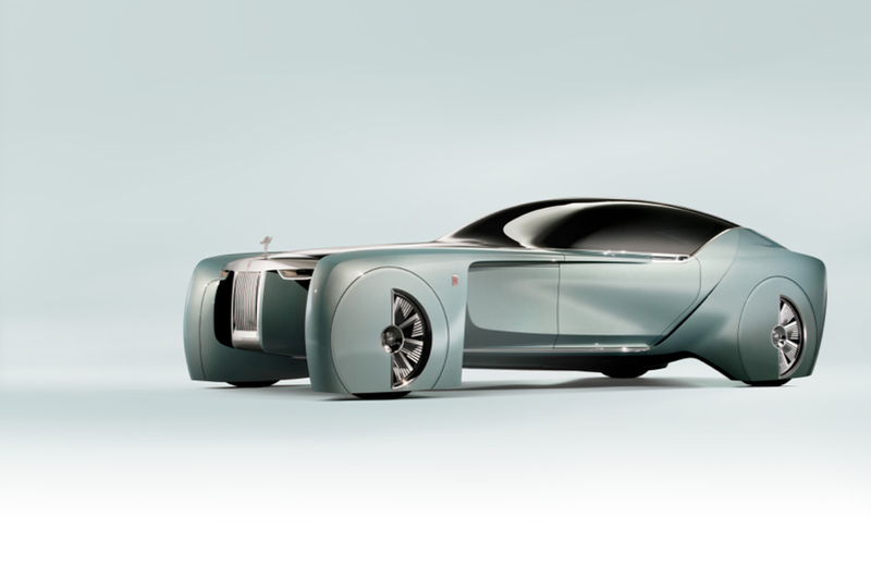 Illustration for article titled The Rolls-Royce 103EX Is A Bizarre Retro Gaze Into A Square-Wheeled Future